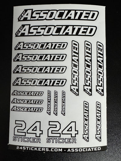 Custom Sheet TEAM ASSOCIATED 4x6 ( PRE-CUT )