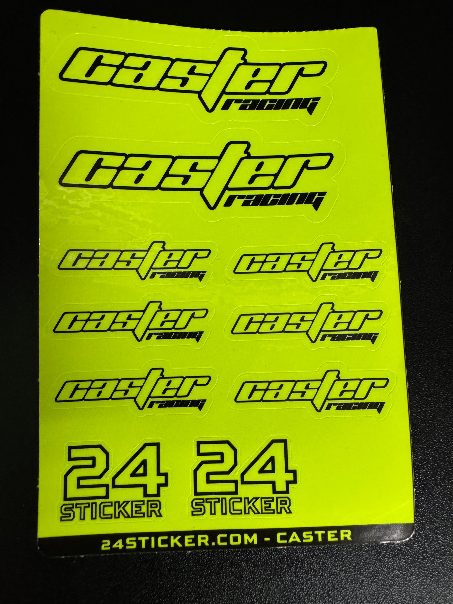 Custom Sheet CASTER RACING 4x6 ( PRE-CUT )