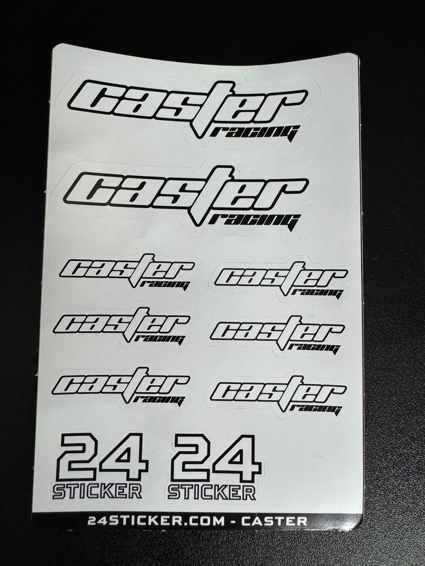 Custom Sheet CASTER RACING 4x6 ( PRE-CUT )