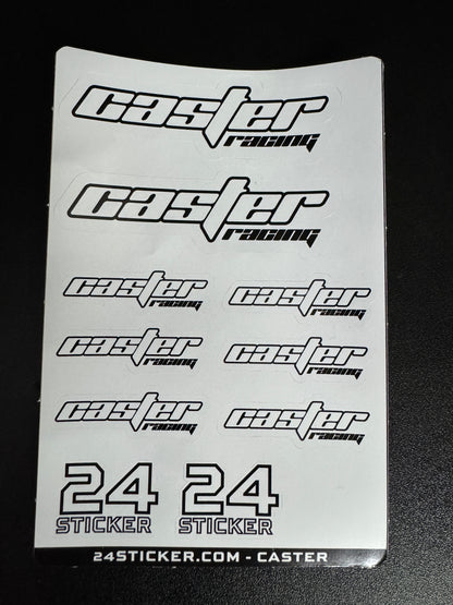 Custom Sheet CASTER RACING 4x6 ( PRE-CUT )
