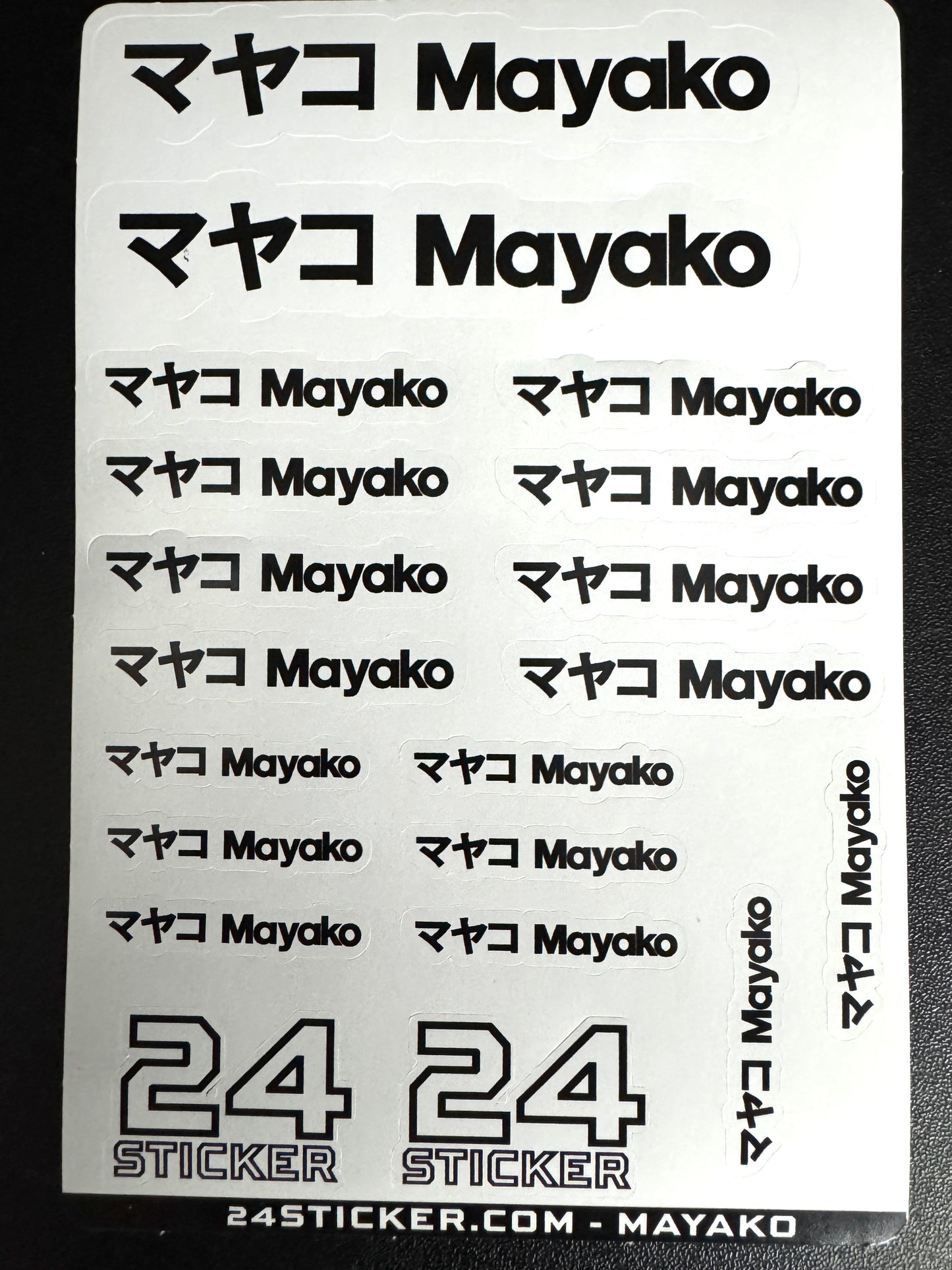 Custom Sheet MAYAKO 4x6 ( PRE-CUT )