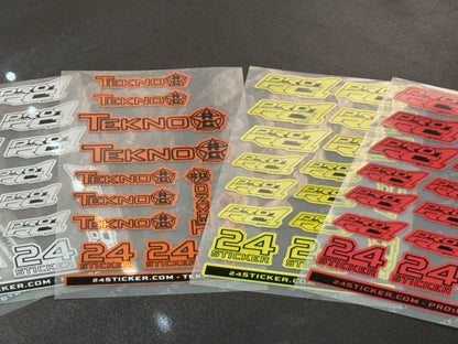 Custom Sheet LAMINATED Brands RC 4x7.5 ( PRE-CUT )