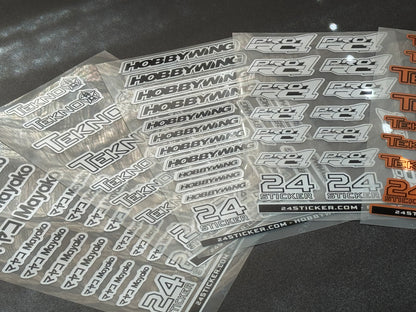 Custom Sheet LAMINATED Brands RC 4x7.5 ( PRE-CUT )