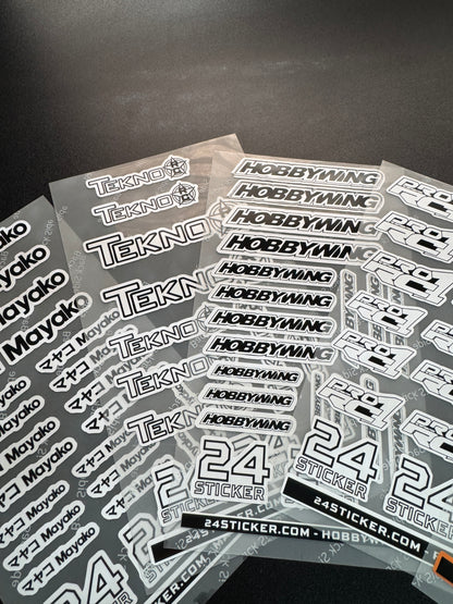 Custom Sheet LAMINATED Brands RC 4x7.5 ( PRE-CUT )