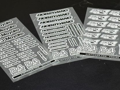 Custom Sheet LAMINATED Brands RC 4x7.5 ( PRE-CUT )