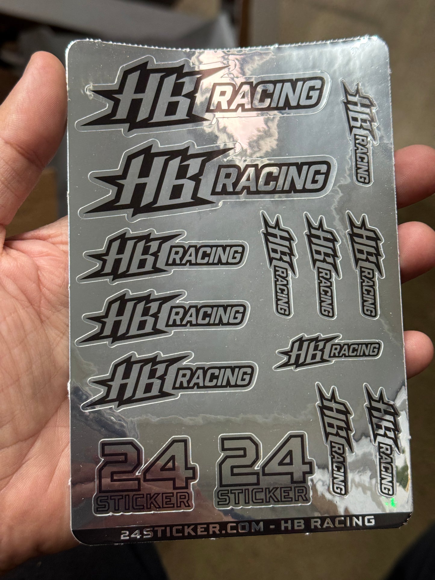Custom Sheet HB RACING 4x6 ( PRE-CUT )