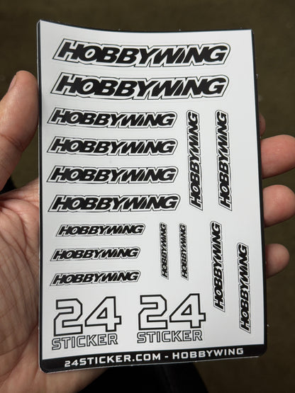 Custom Sheet HOBBYWING 4x6 ( PRE-CUT )