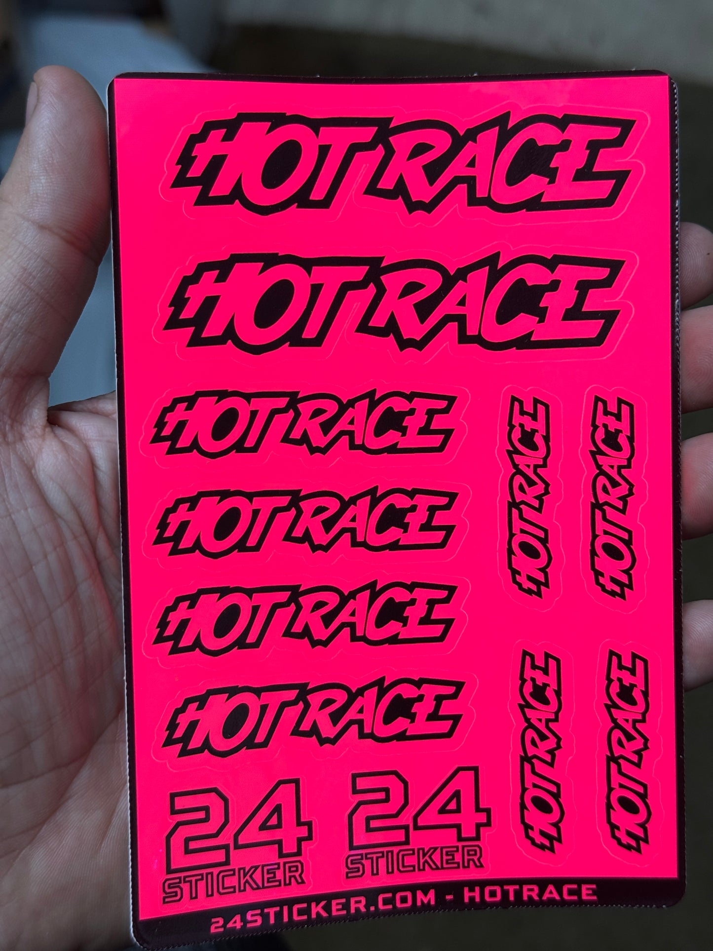 Custom Sheet HOTRACE 4x6 ( PRE-CUT )