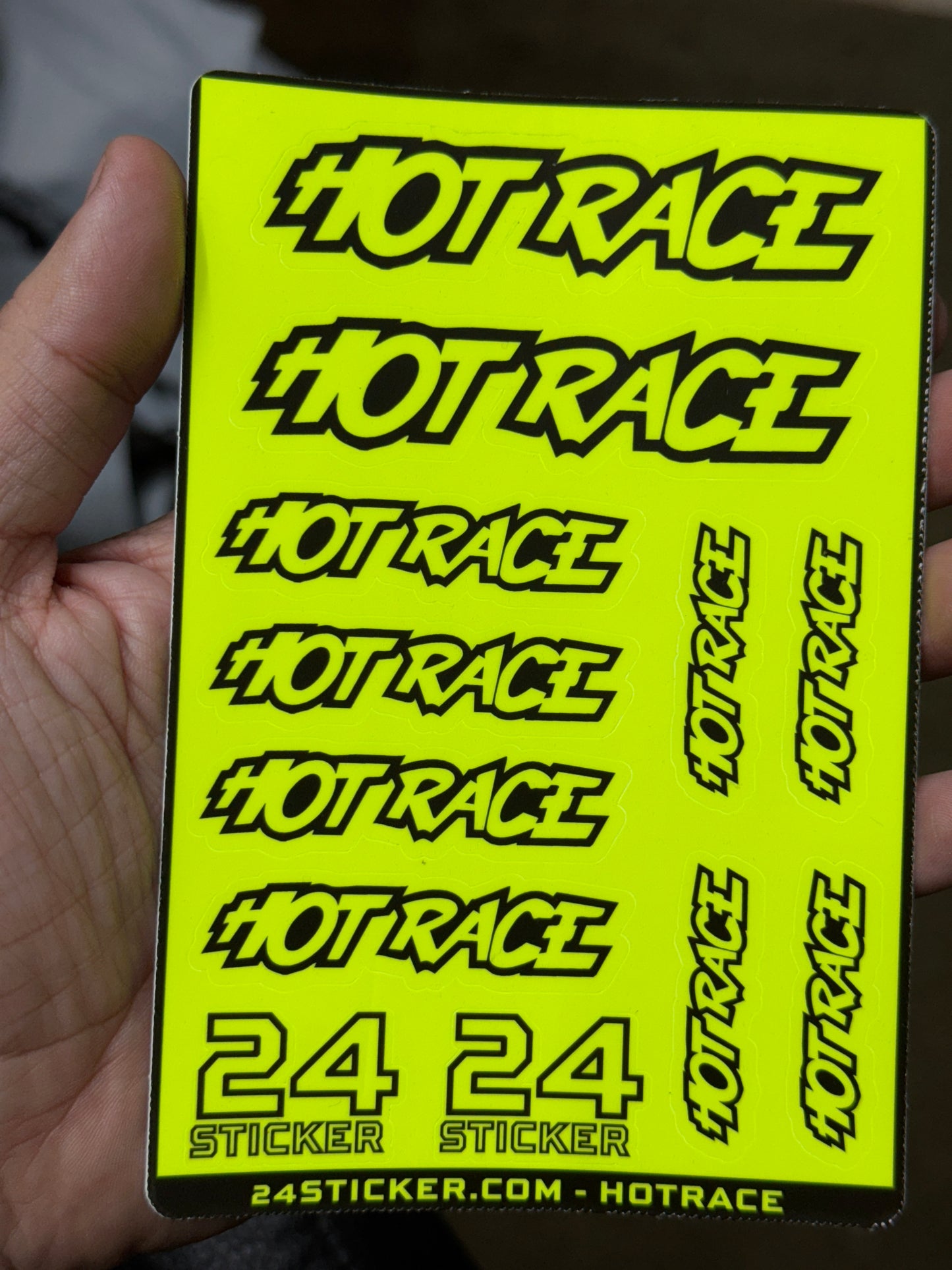 Custom Sheet HOTRACE 4x6 ( PRE-CUT )