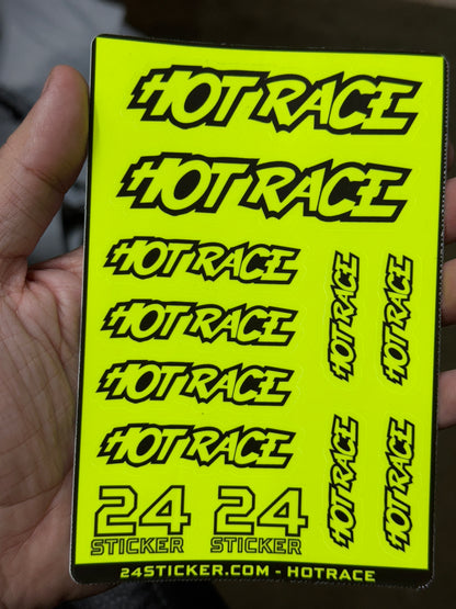 Custom Sheet HOTRACE 4x6 ( PRE-CUT )