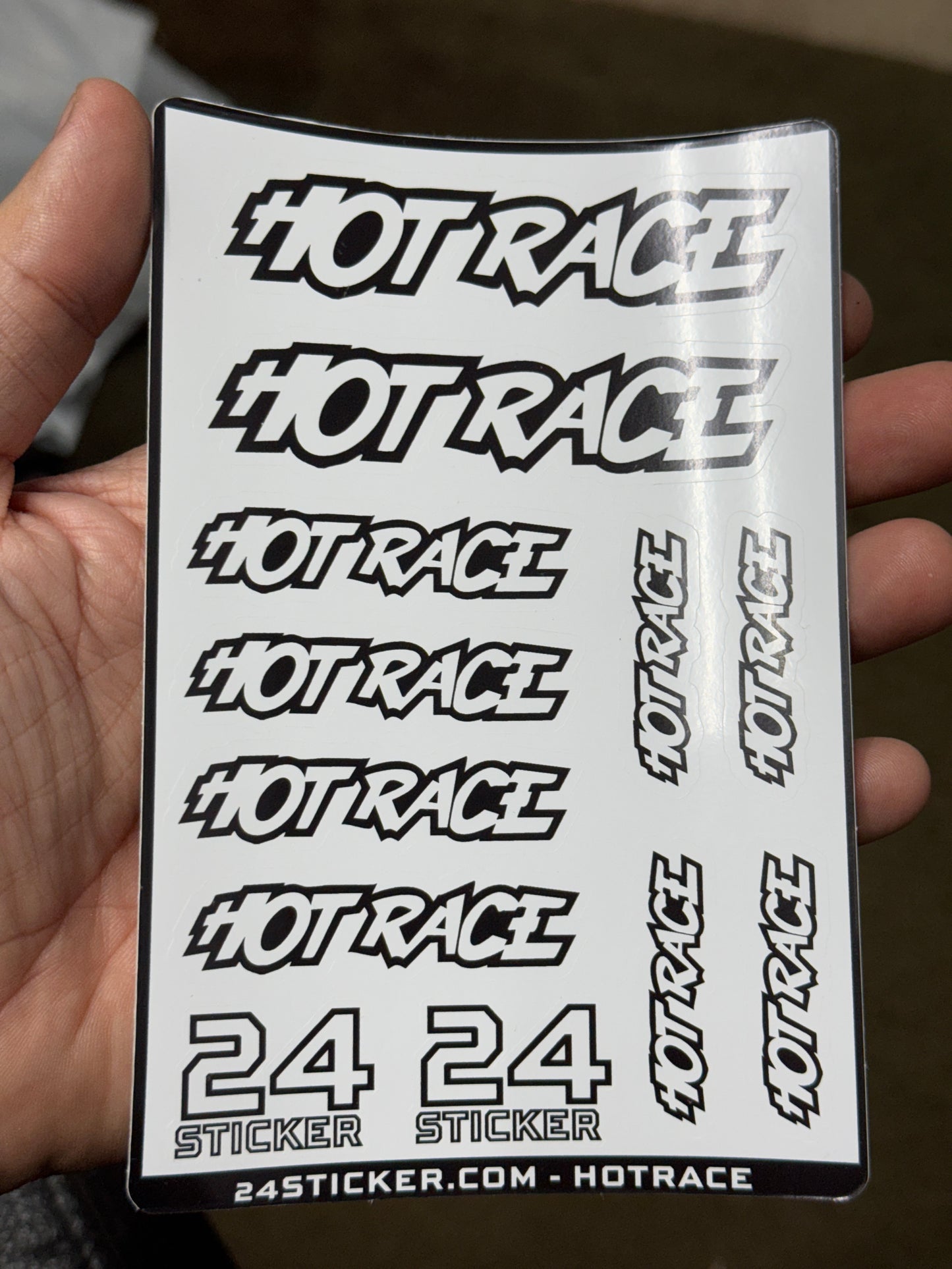 Custom Sheet HOTRACE 4x6 ( PRE-CUT )